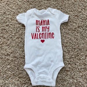Brand new valentines onesie 😍♥️
